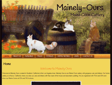 Tablet Screenshot of mainely-ours.com